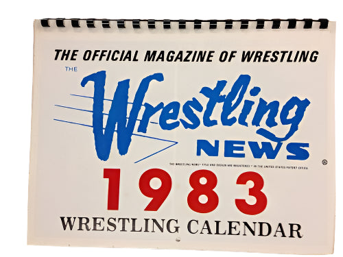 The Wrestling News 1983 Wrestling Calendar Pwcatalog