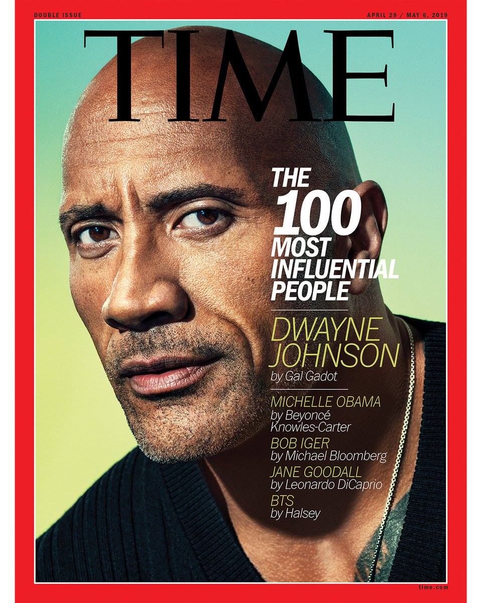 Time Magazine April 2019 The Rock Magazine PWcatalog