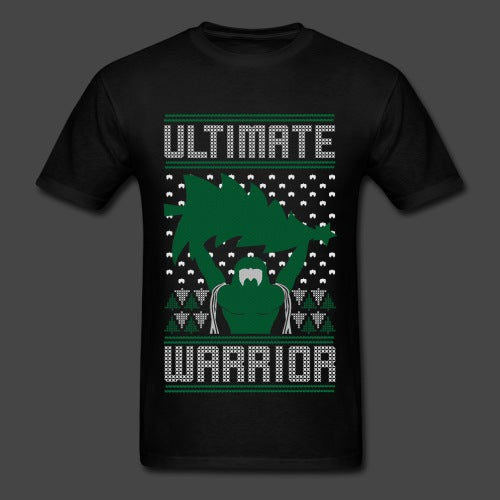 Ultimate Warrior 2016 Limited Edition Ugly Black Christmas Shirt Pwcatalog