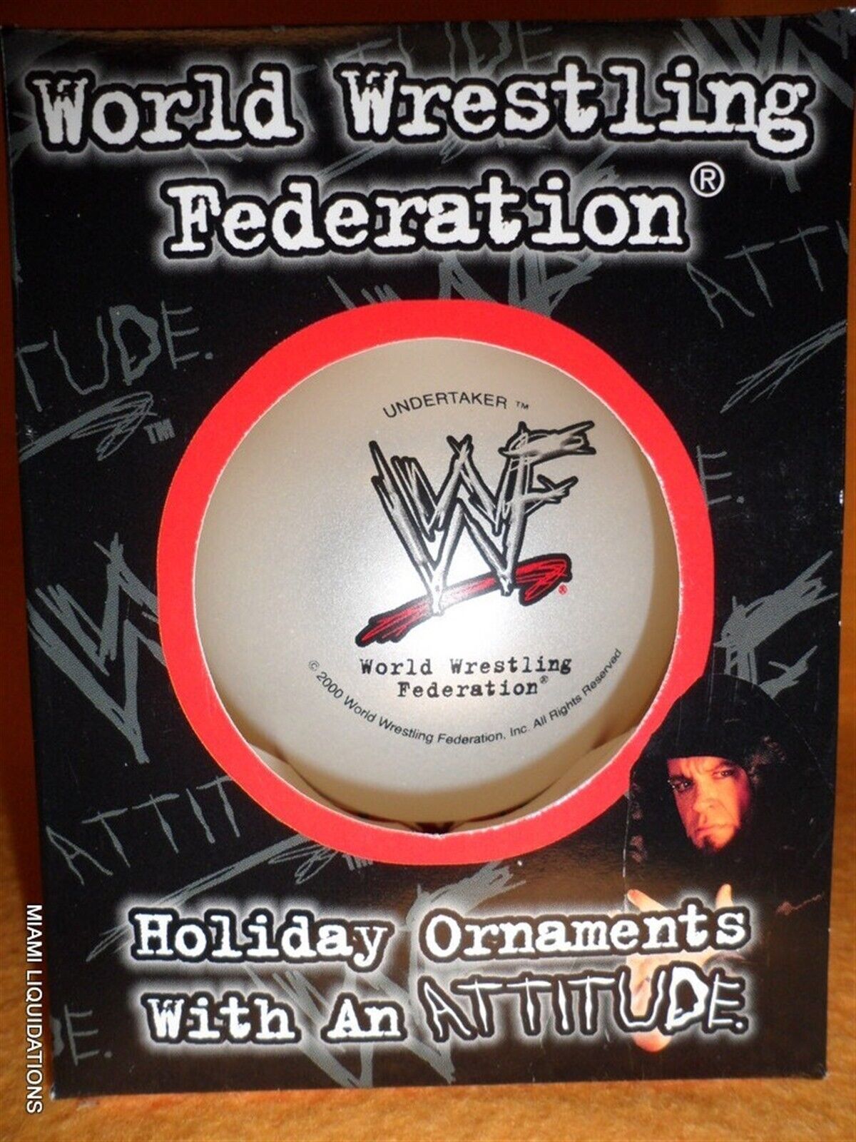 WWF Undertaker Christmas Ornament 1999 - image 2