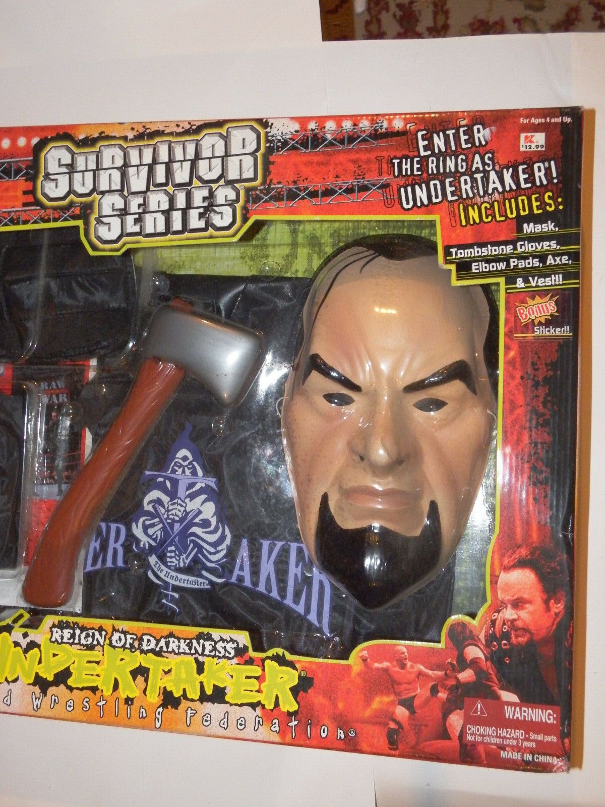 WWF Undertaker Survivor series Rumble gear PWcatalog