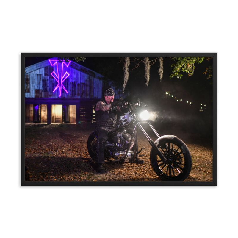 Undertaker Boneyard Match 24 x 36 Framed Photo Poster Pwcatalog