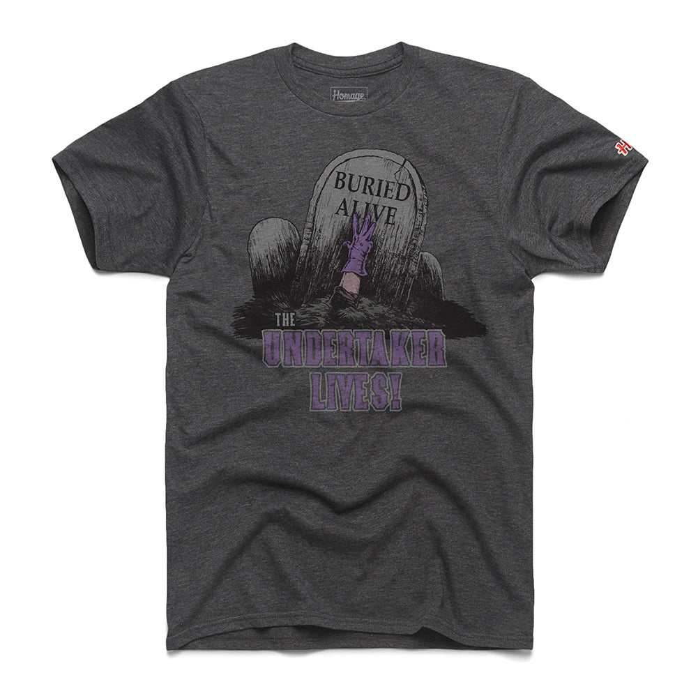 Undertaker Buried Alive Homage T-Shirt Pwcatalog