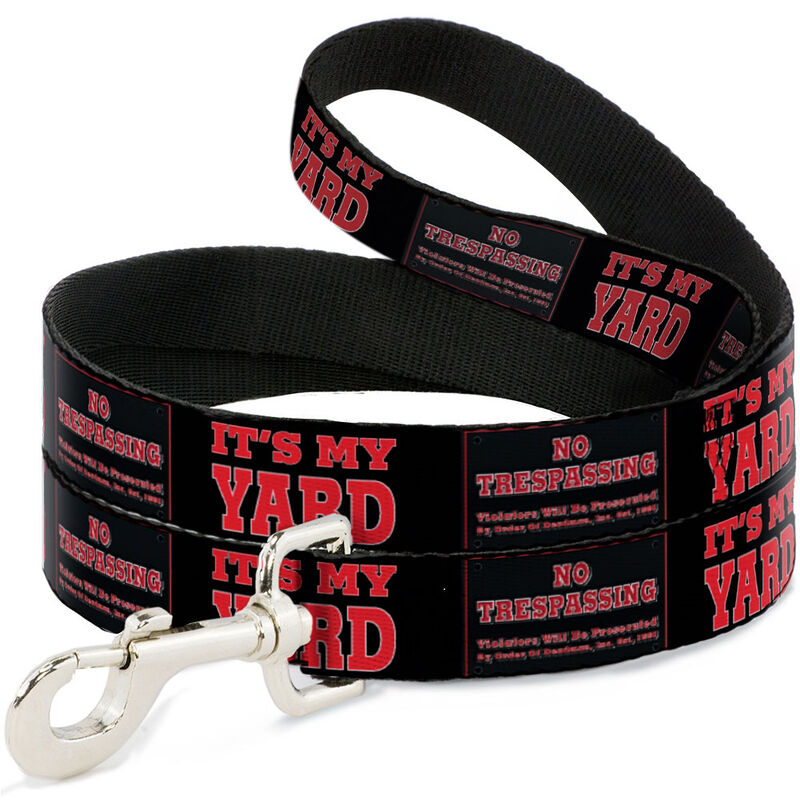 Undertaker It's My Yard Dog Leash Pwcatalog