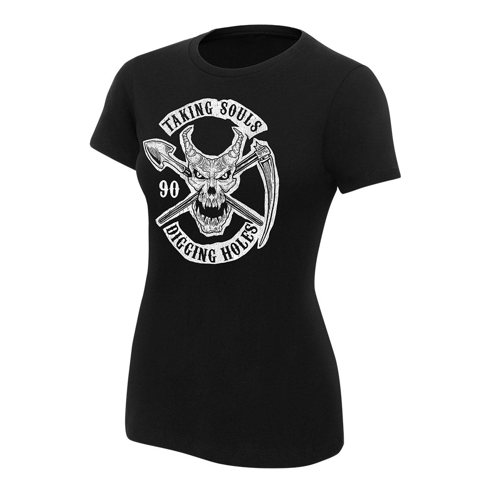 Undertaker Taking Souls and Digging Holes Women's Authentic T-Shirt Pwcatalog