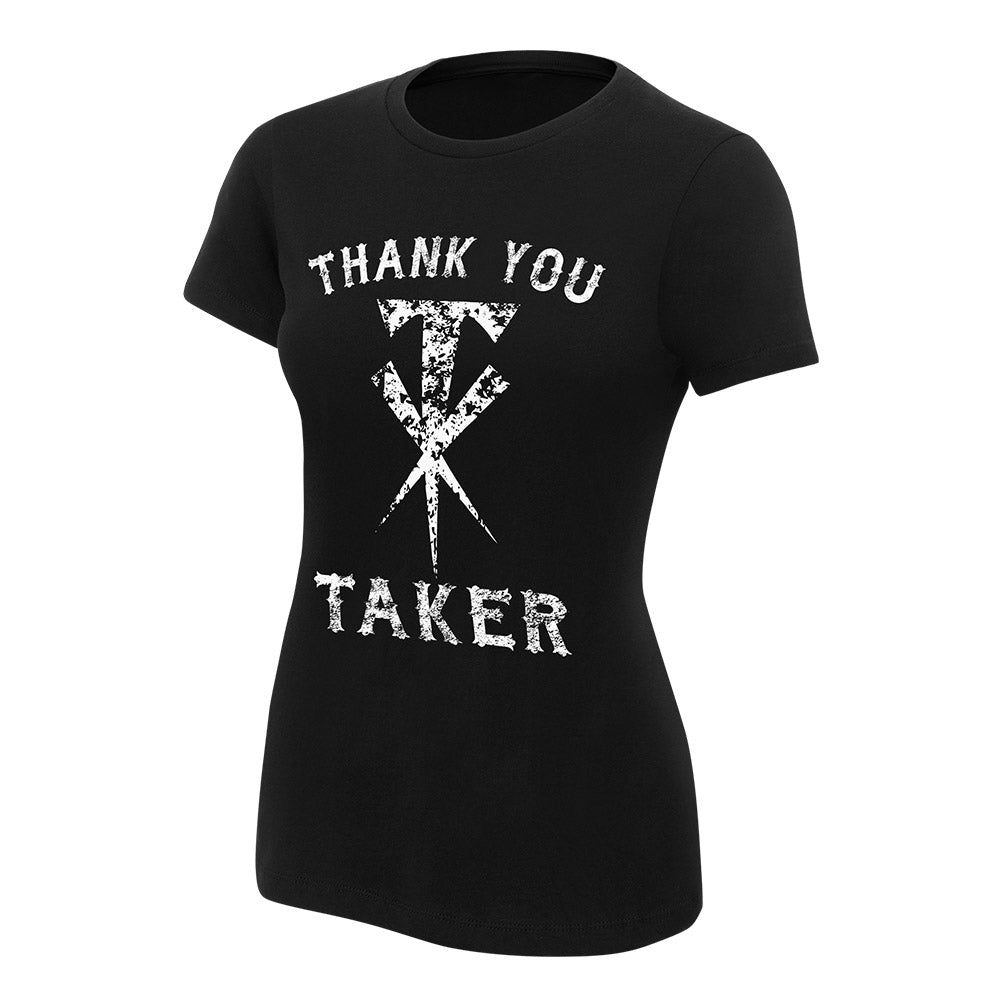 Undertaker Thank You Taker Women's Logo T-Shirt Pwcatalog