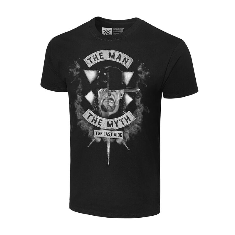 Undertaker The Man, The Myth, The Last Ride T-Shirt Pwcatalog