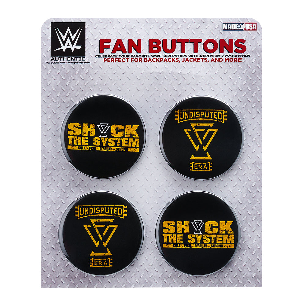 Undisputed Era 4-Pack Button Set Pwcatalog