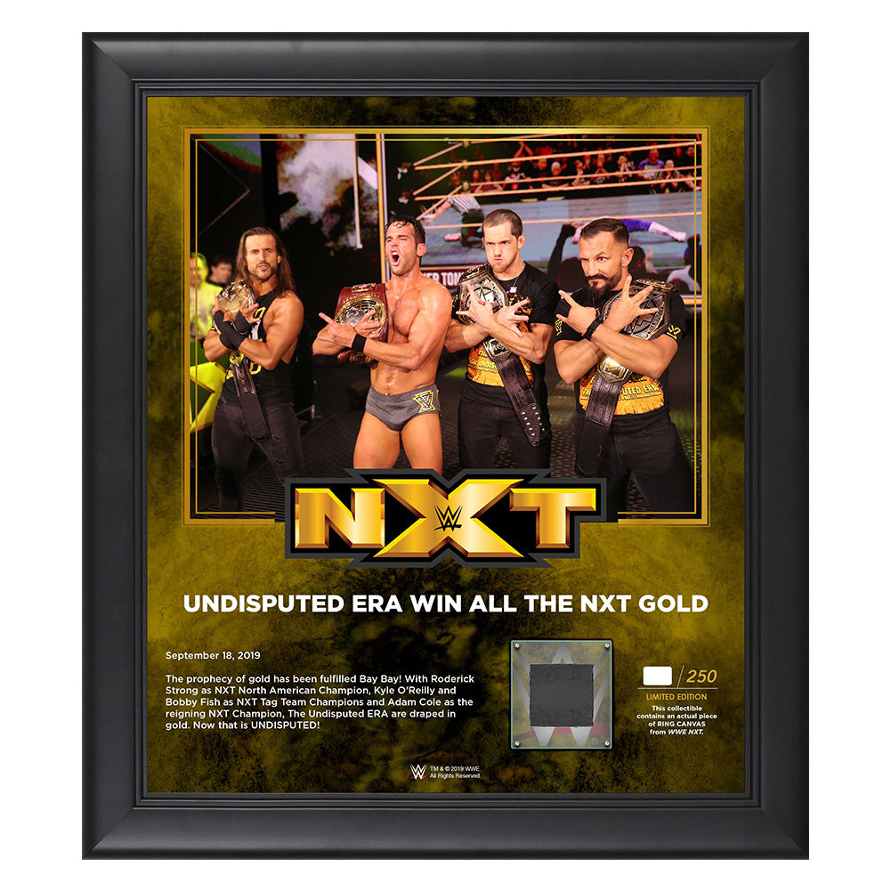 Undisputed Era NXT Champions Commemorative Plaque w Ring Canvas Pwcatalog
