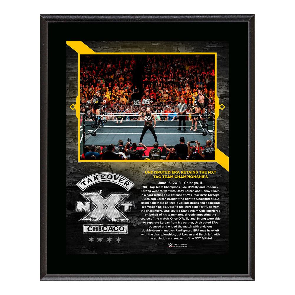 Undisputed Era NXT TakeOver Chicago 10 x 13 Plaque Pwcatalog