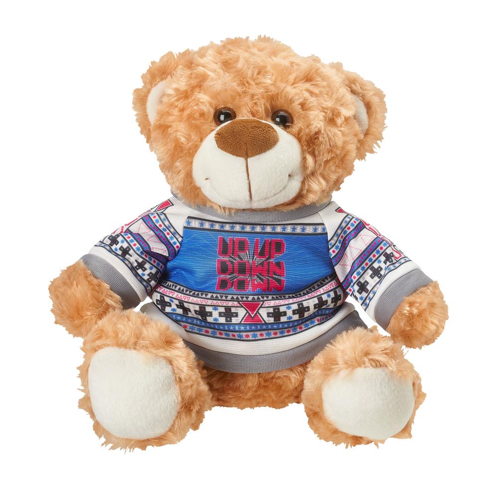 UpUpDownDown Ugly Holiday Sweater Plush Bear
