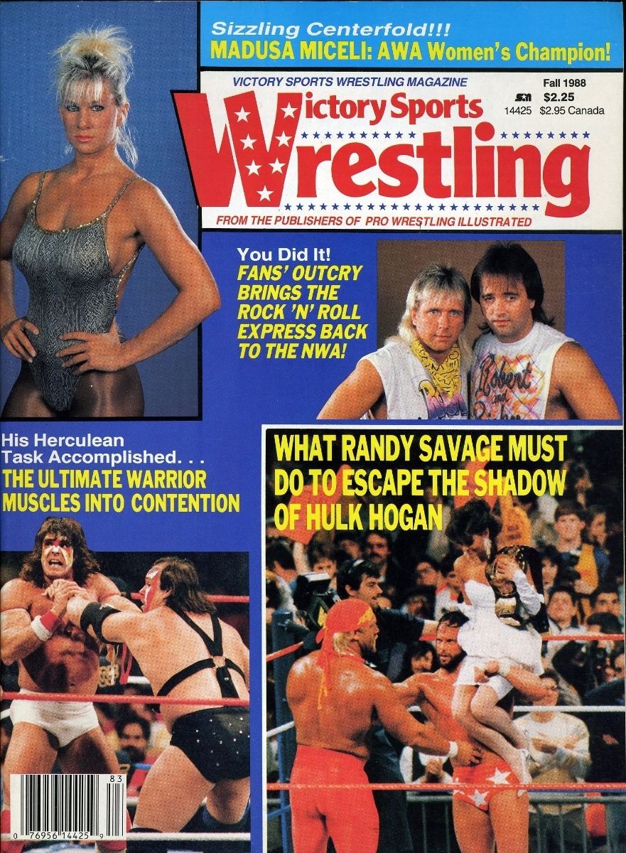 Victory Sports Wrestling Fall 1988 Magazine PWcatalog