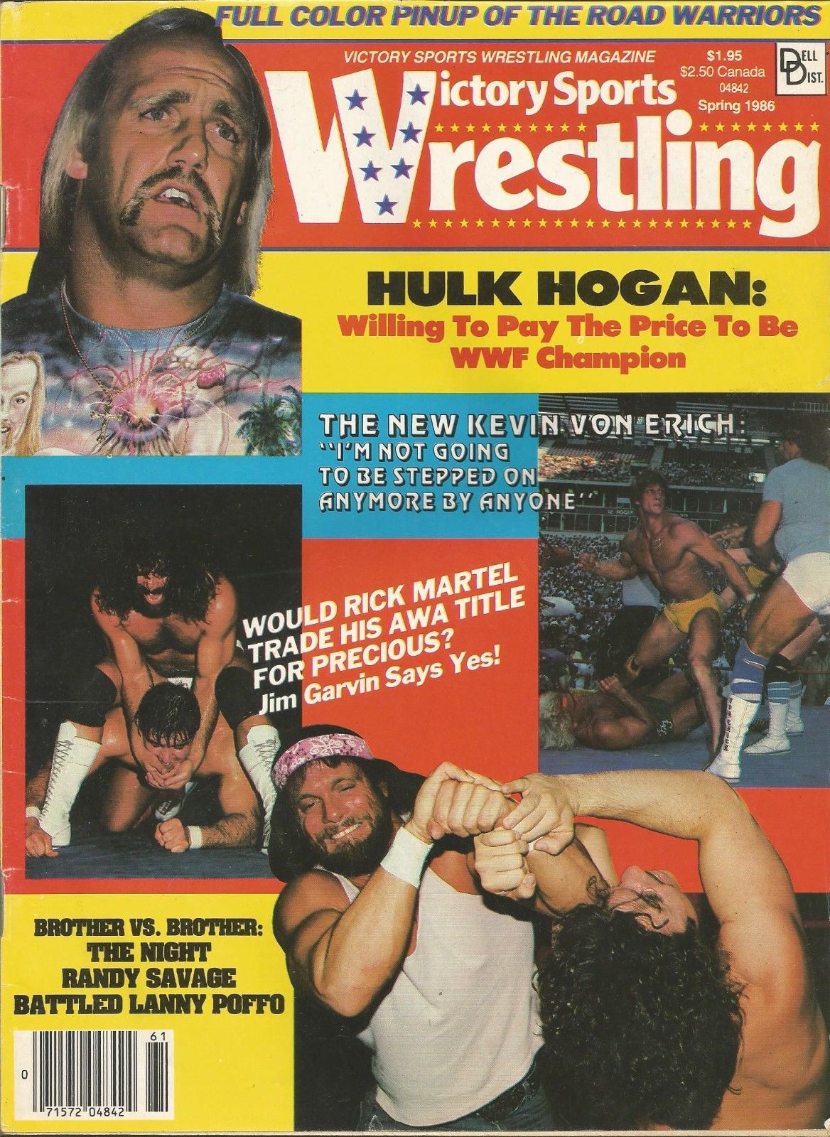 Victory Sports Wrestling Spring 1986 Magazine PWcatalog