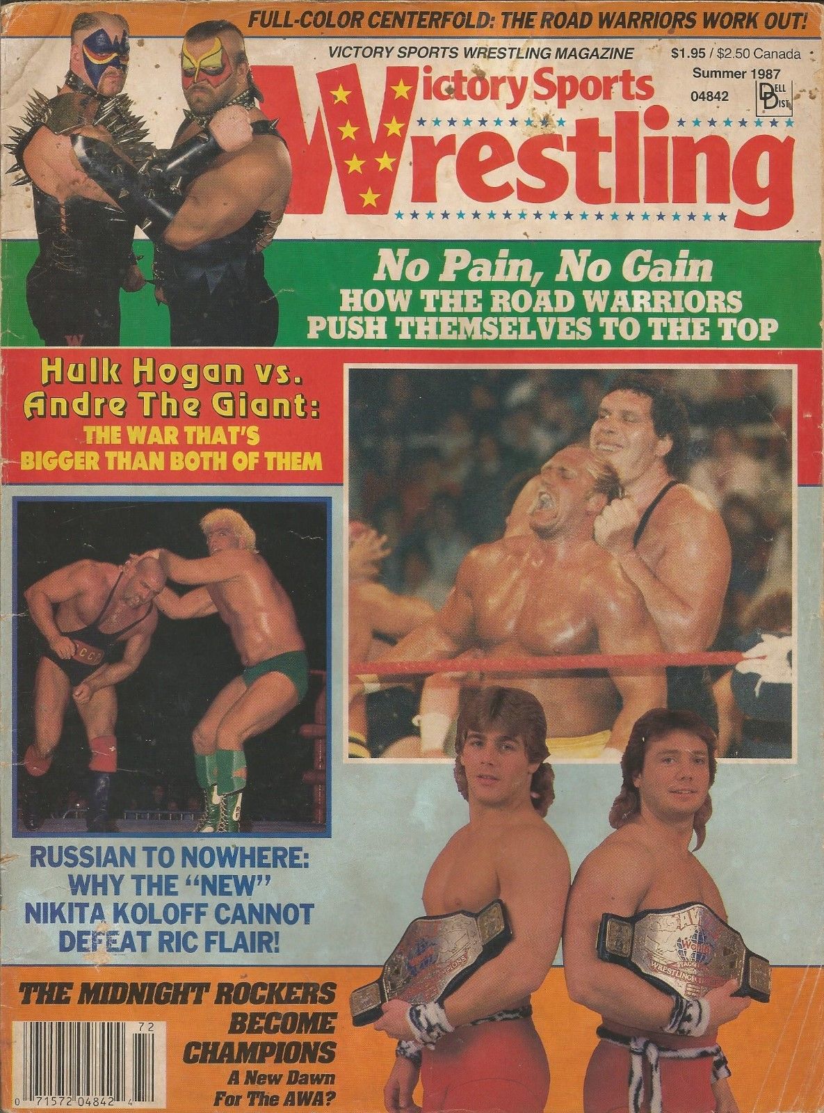 Victory Sports Wrestling Summer 1987 Magazine PWcatalog