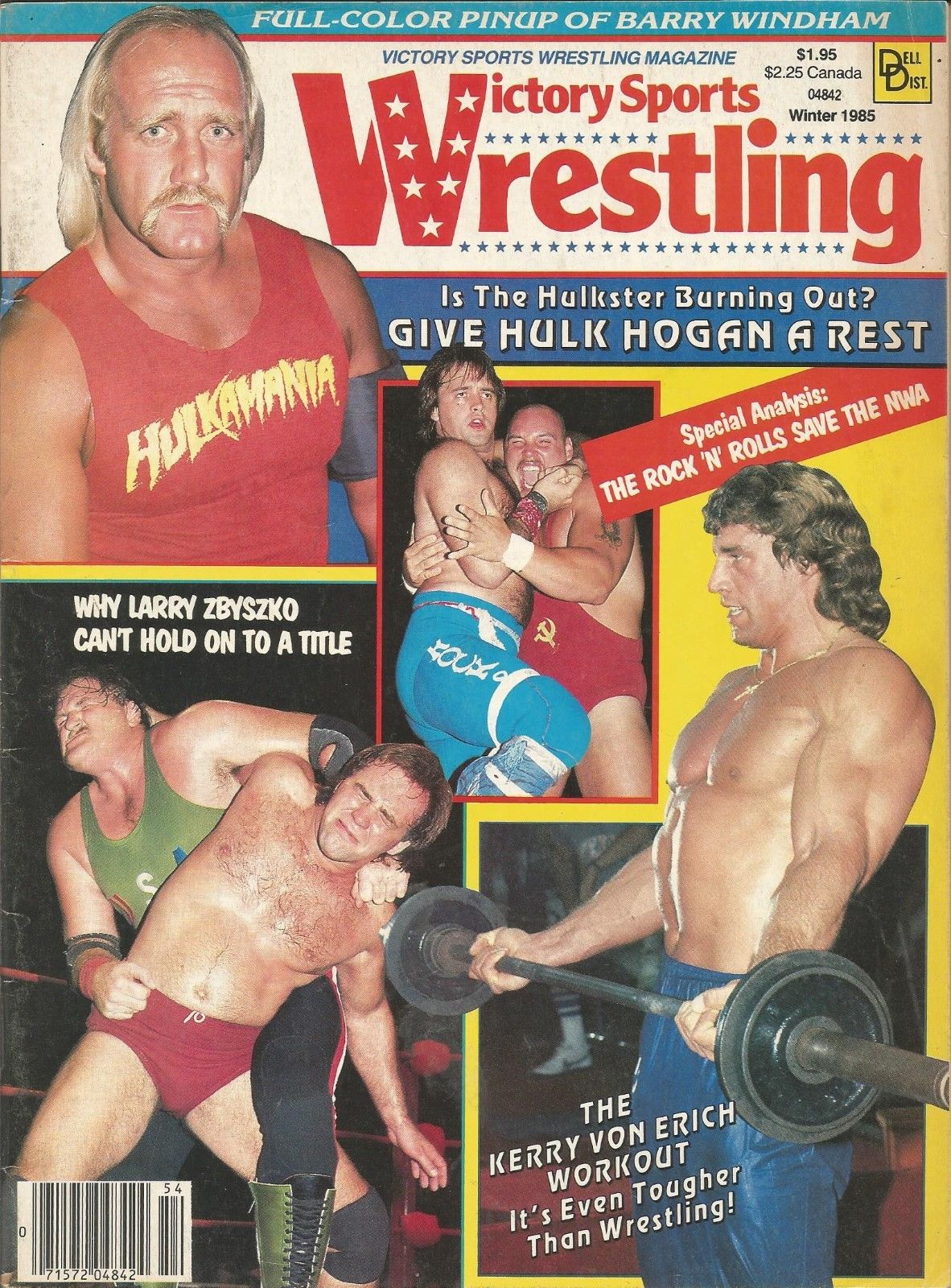 Victory Sports Wrestling Winter 1985 Magazine PWcatalog
