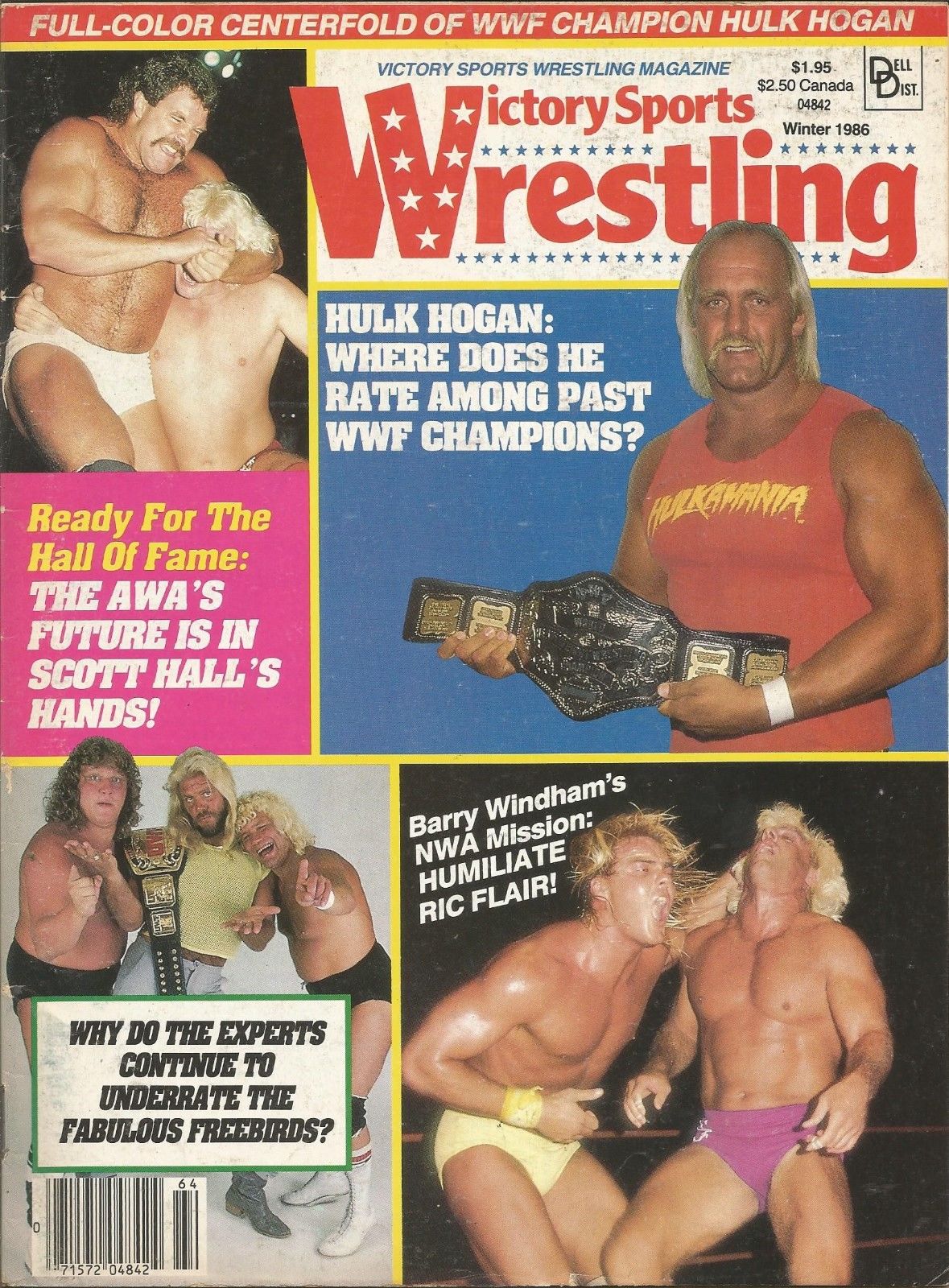 Victory Sports Wrestling Winter 1986 Magazine PWcatalog
