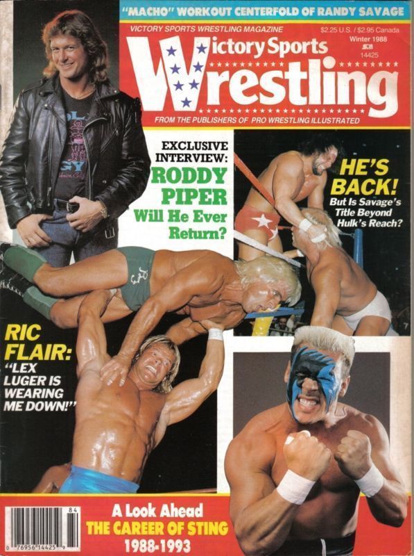 Victory Sports Wrestling Winter 1988 Magazine PWcatalog
