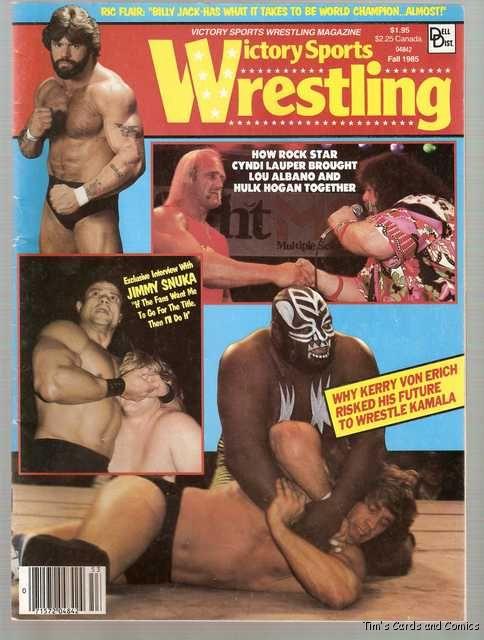 Victory Sports Wrestling 1985 Magazine PWcatalog