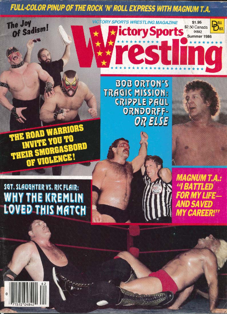 Victory Sports Wrestling 1986 Magazine PWcatalog