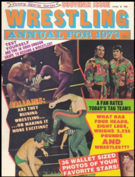 Victory Sports Wrestling Annual 1973 Magazine PWcatalog