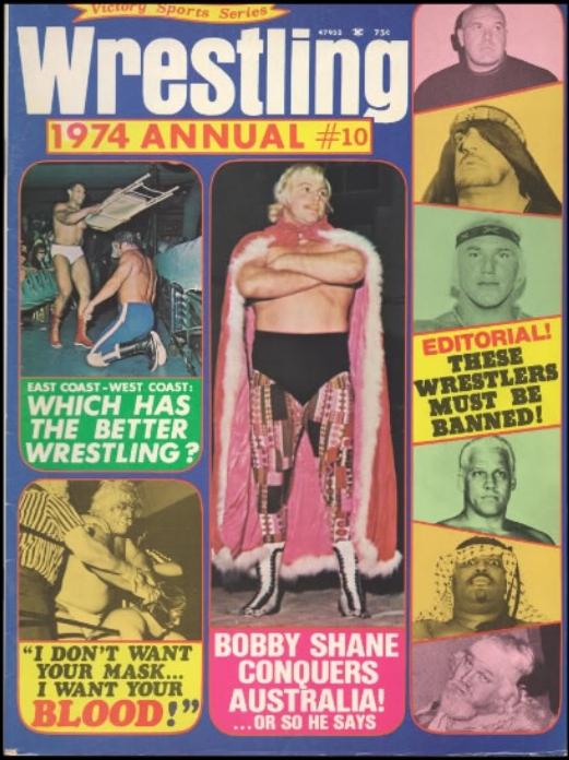 Victory Sports Wrestling Annual 1974 Magazine PWcatalog
