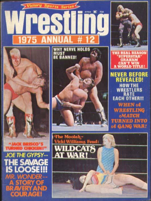 Victory Sports Wrestling Annual 1975 vol 12 Magazine PWcatalog