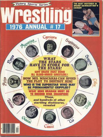 Victory Sports Wrestling Annual 1976 vol 17 Magazine PWcatalog