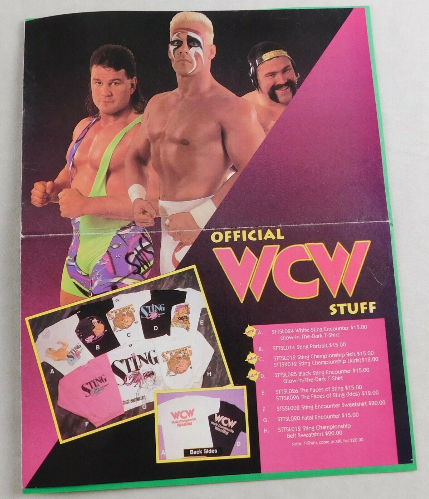 WCW Catalog 1993 Magazine PWcatalog