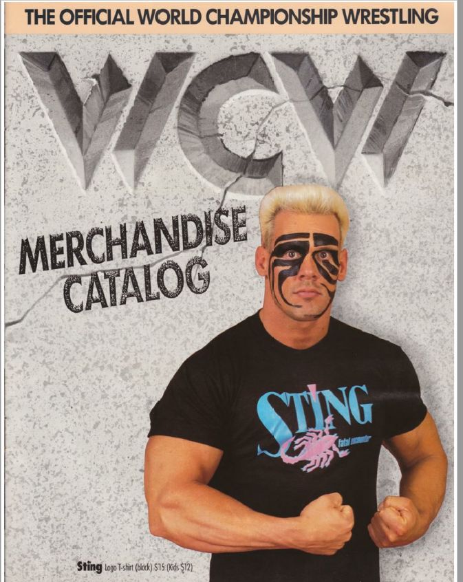 WCW Catalog 1990 Magazine PWcatalog