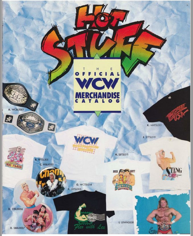 WCW Catalog 1993 Magazine PWcatalog