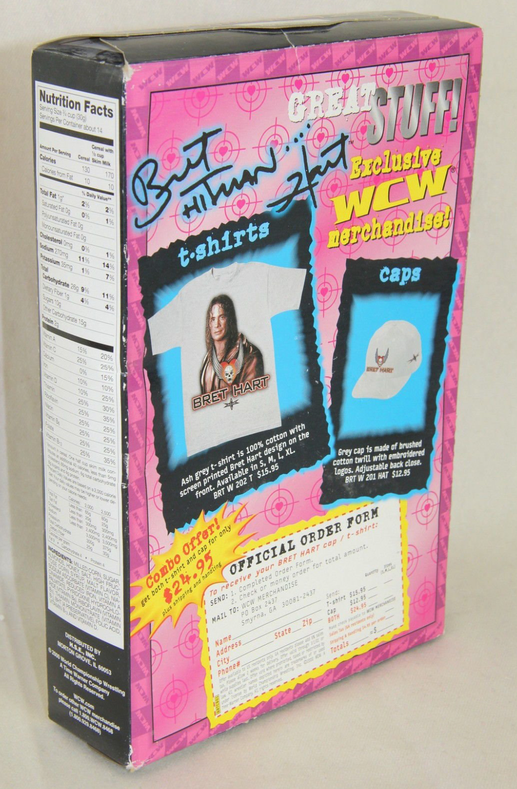 WCW Bret Hart Cereal PWcatalog