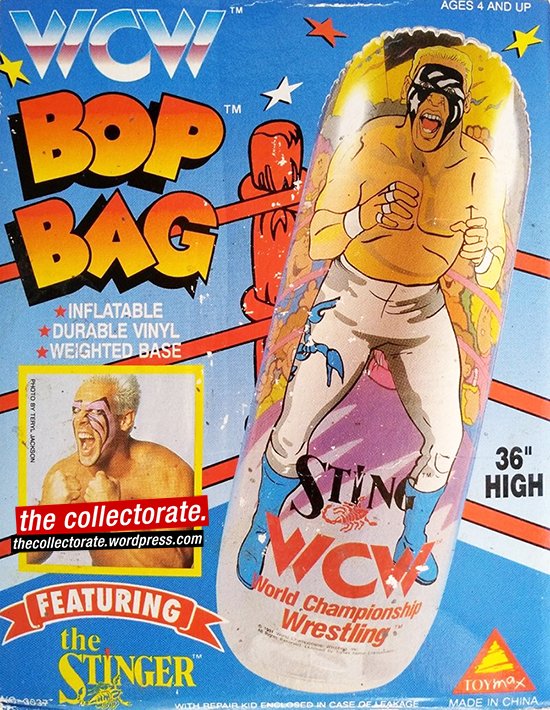 WCW bop bag Sting Toymax 1991 PWcatalog