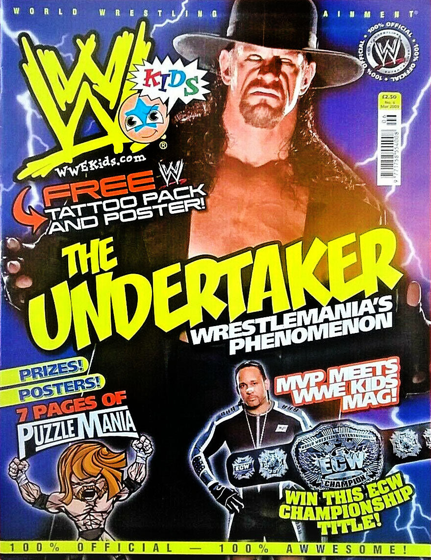 WWE Kids UK Magazine Volume 006 Magazine PWcatalog