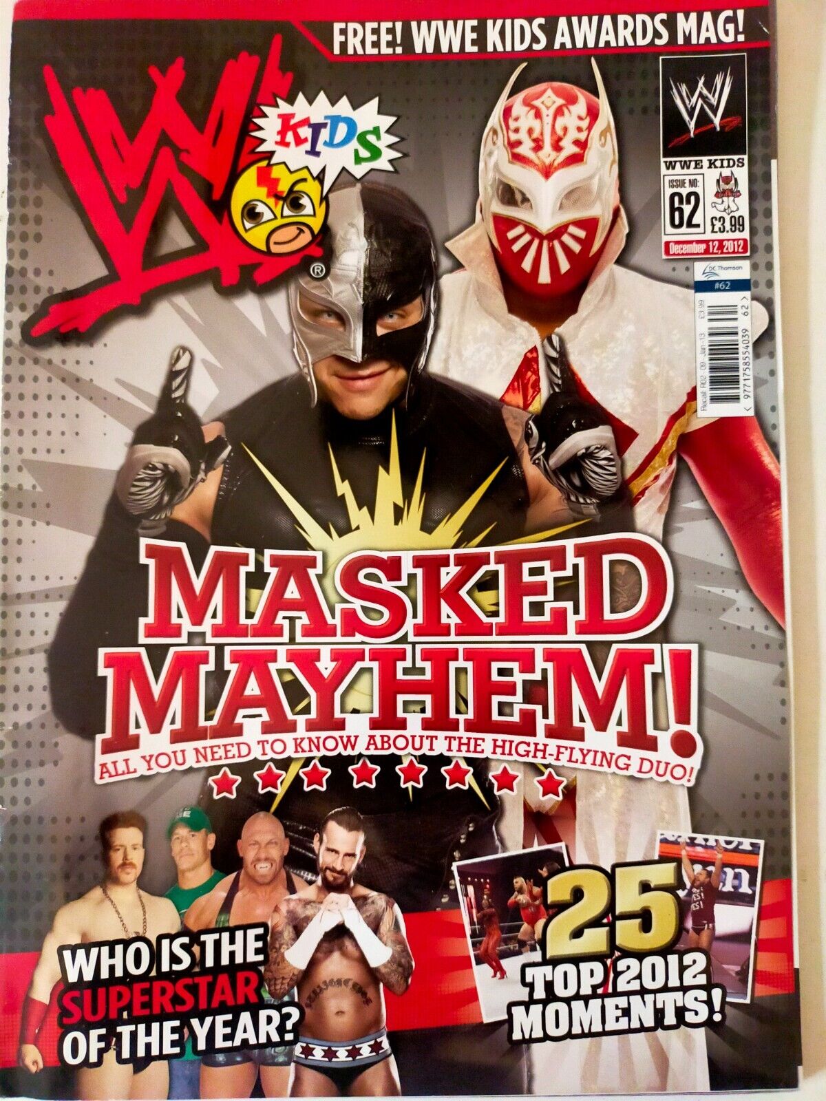 WWE Kids UK Magazine Volume 062 Magazine PWcatalog
