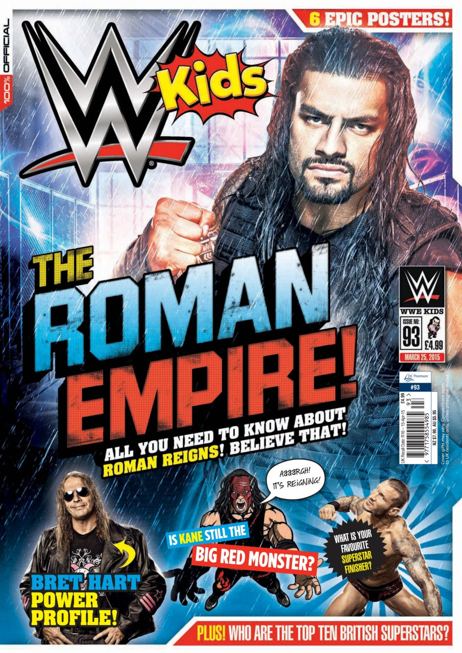 WWE Kids UK Magazine Volume 093 Magazine PWcatalog