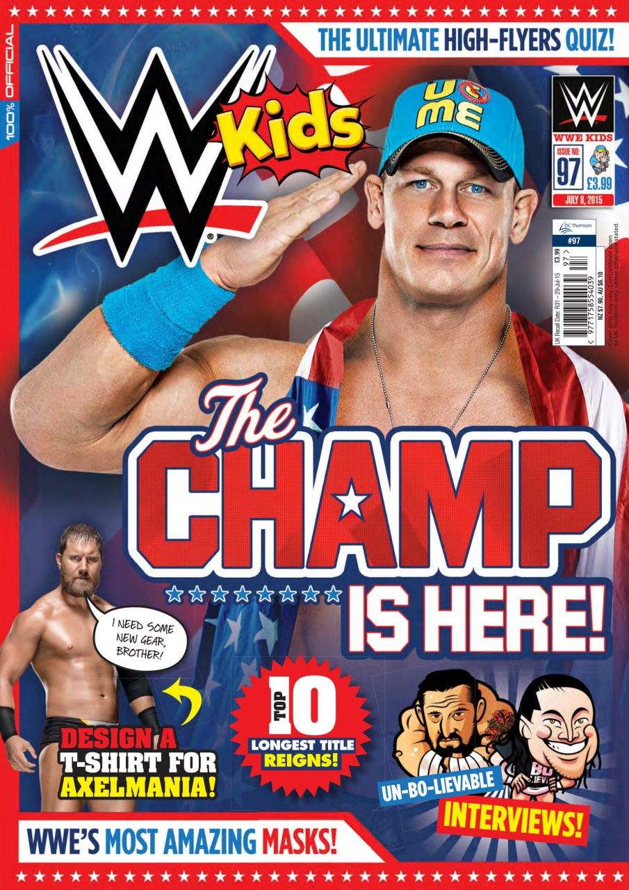 WWE Kids UK Magazine Volume 097 Magazine PWcatalog