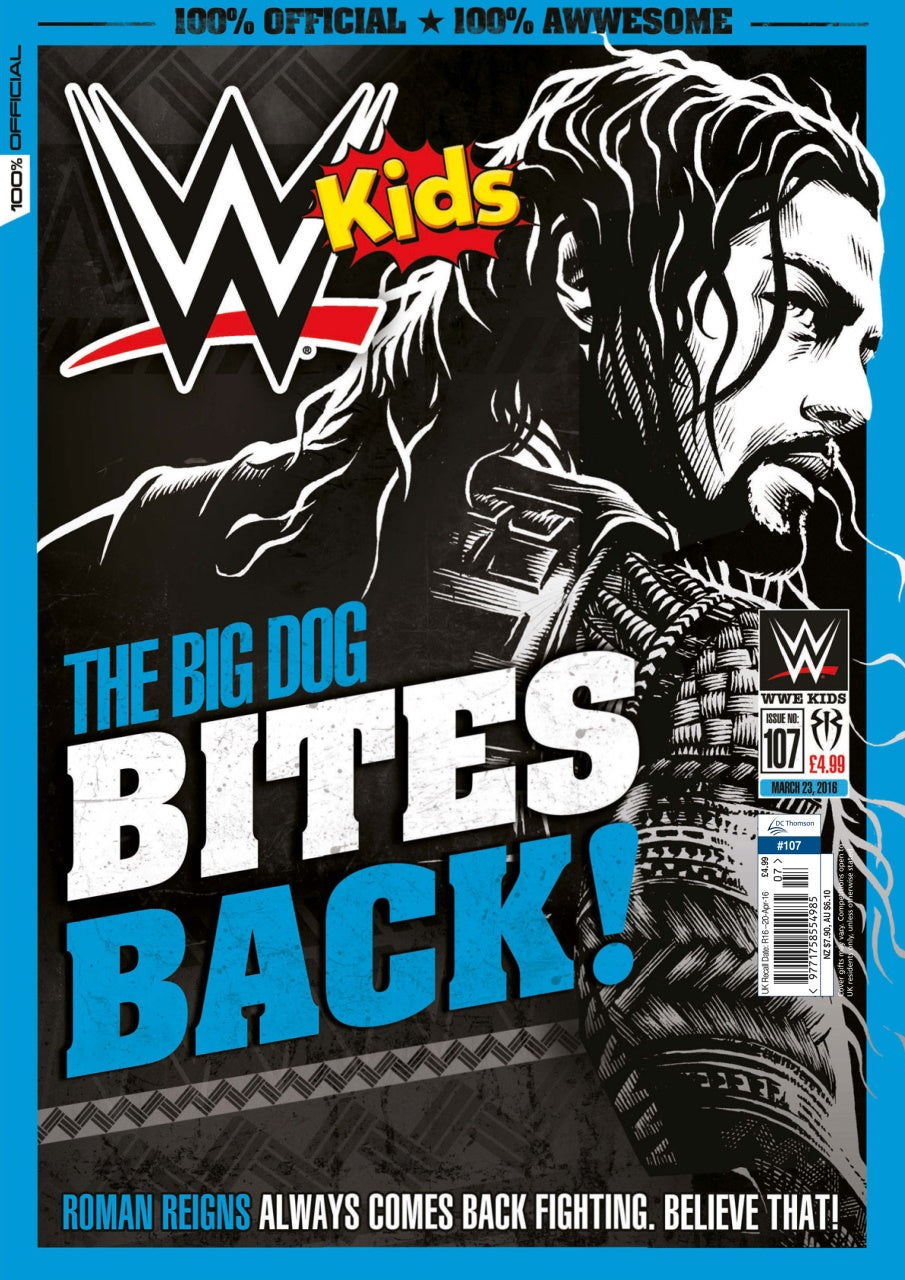 WWE Kids UK Magazine Volume 107 Magazine PWcatalog