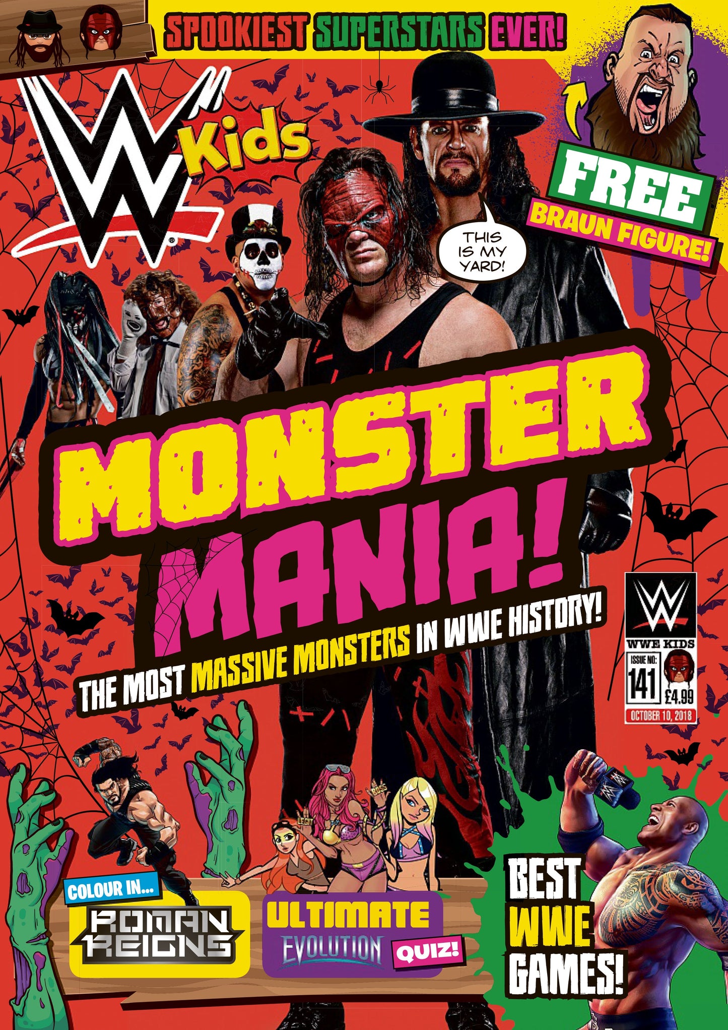 WWE Kids UK Magazine Volume 141 Magazine PWcatalog
