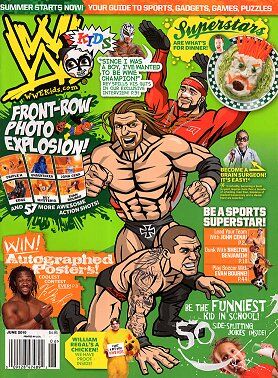 WWE Kids June 2010 Magazine PWcatalog