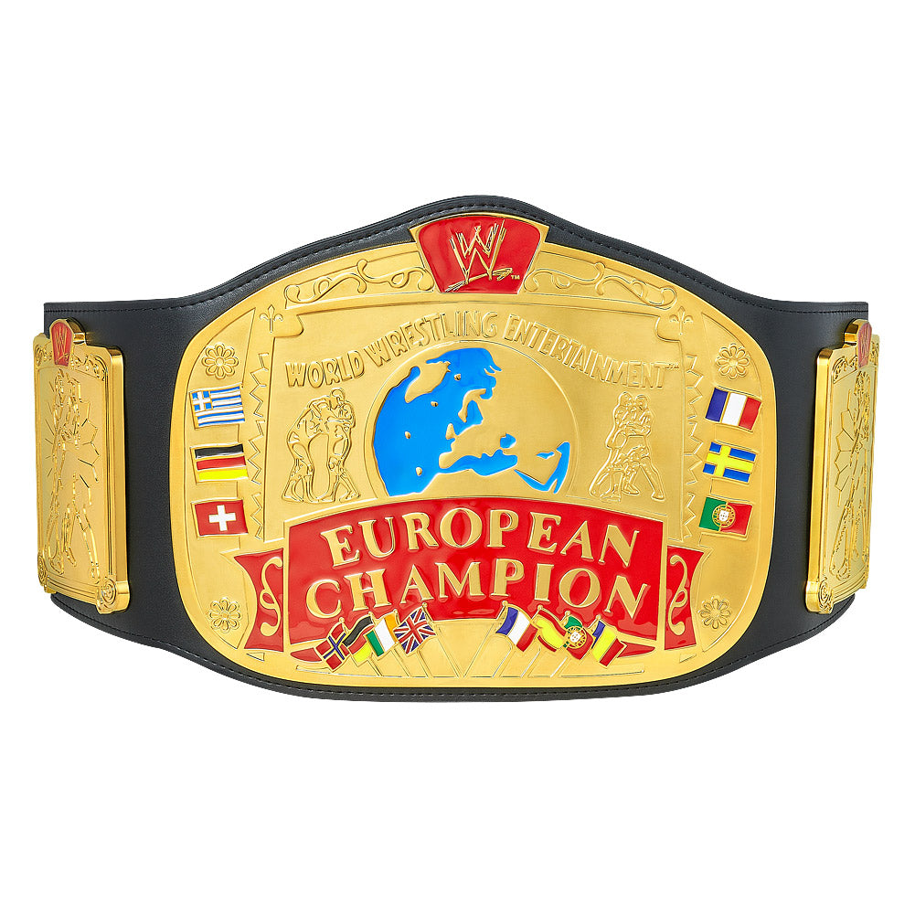 WWE European Championship Replica Title Pwcatalog