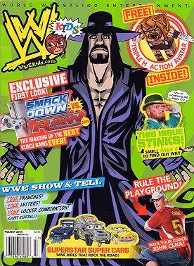 WWE Kids Holiday 2008 Magazine PWcatalog