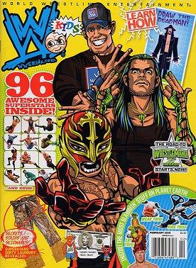 WWE Kids February 2009 Magazine PWcatalog