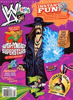 WWE Kids October 2009 Magazine PWcatalog