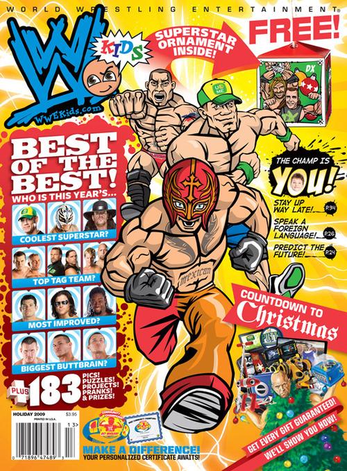 WWE Kids Holiday 2009 Magazine PWcatalog