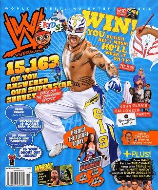 WWE Kids October 2010 Magazine PWcatalog