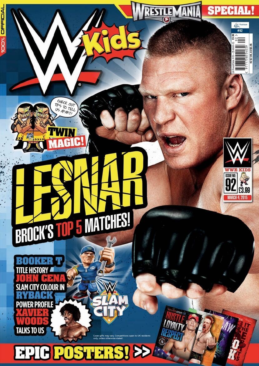 WWE Kids March 2015 Magazine PWcatalog