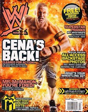 WWE Magazine Holiday 2008 Magazine PWcatalog