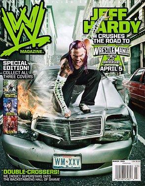 WWE Magazine March 2009 Jeff Hardy Magazine PWcatalog