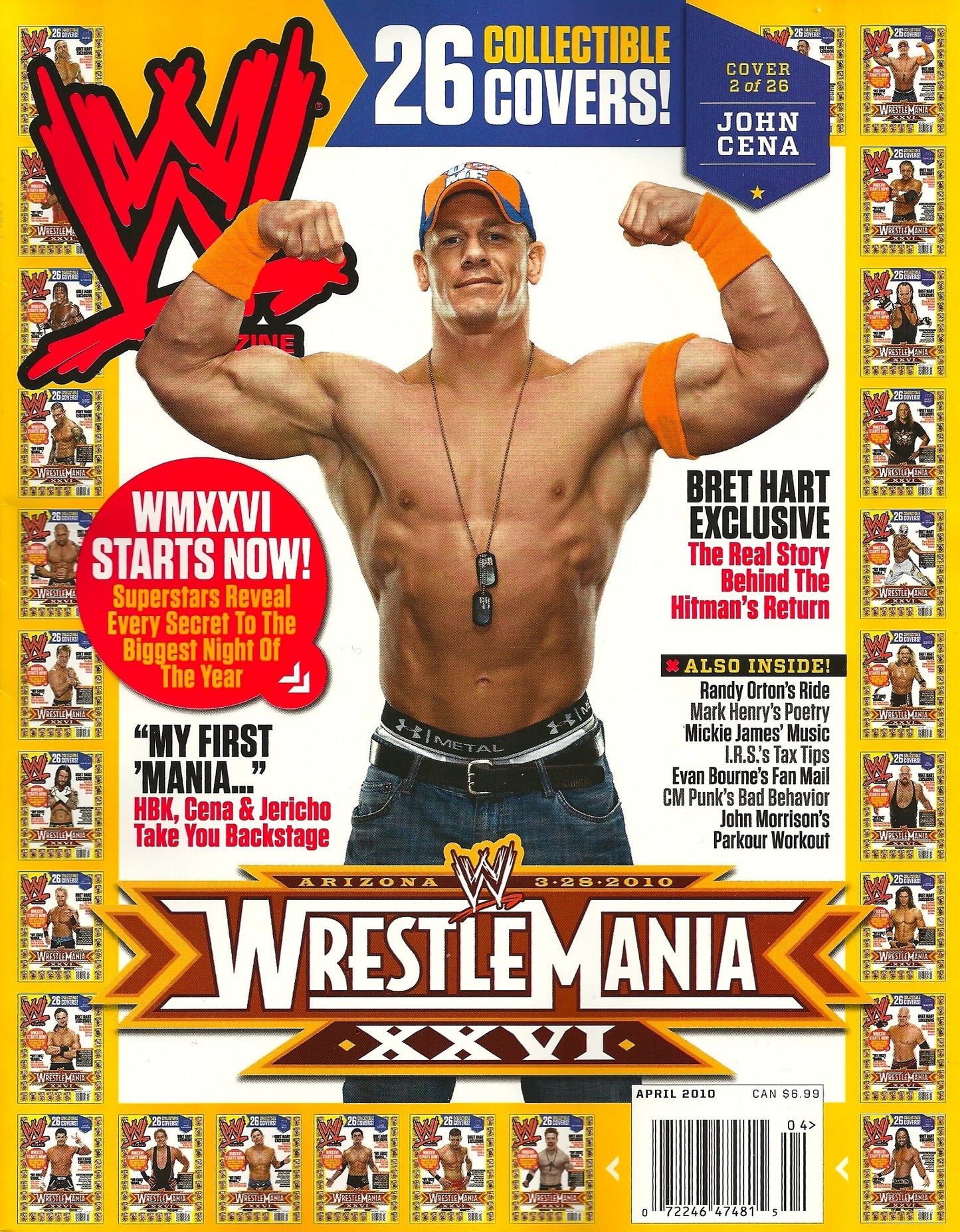 WWE Magazine April 2010 John Cena Magazine PWcatalog