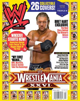 WWE Magazine April 2010 HHH Magazine PWcatalog